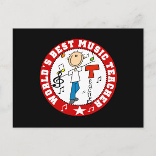 Der beste Musiklehrer der Welt Postkarte
