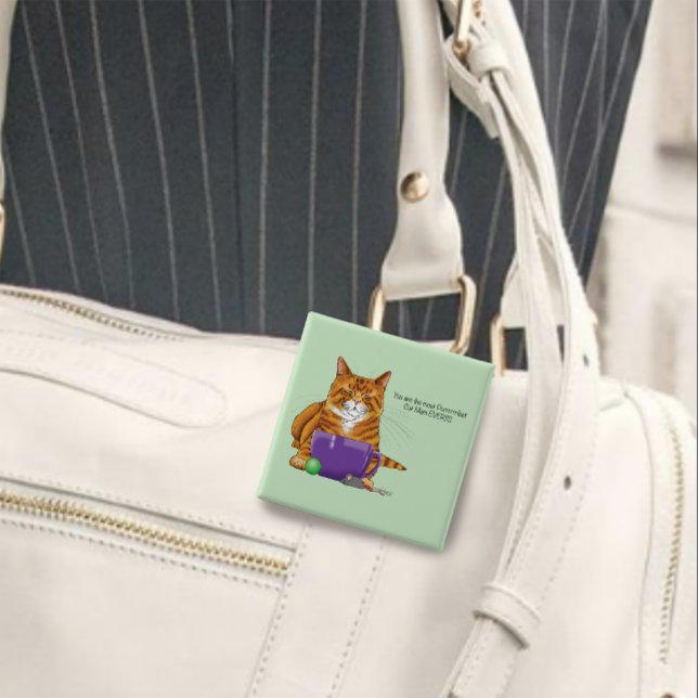 Der beste Muttertag der Katze Button (Von Creator hochgeladen)