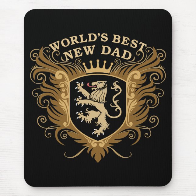 Der beste neue Vater der Welt Mousepad (Vorne)