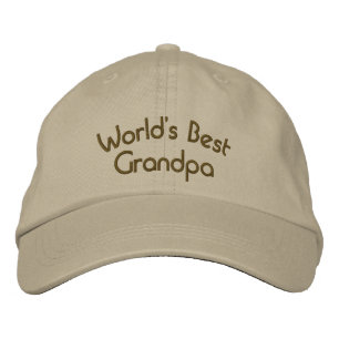 Der beste Niedliche Großvater der Welt mit bestick Bestickte Kappe