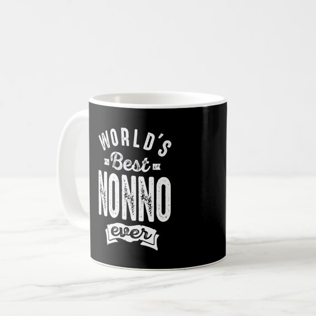 Der beste Nonno der Welt Kaffeetasse (Vorderseite Links)