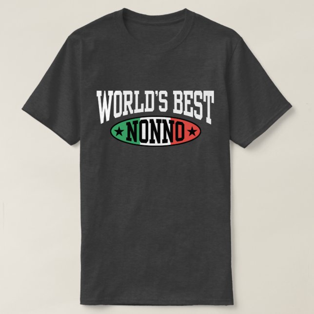 Der beste Nonno der Welt T-Shirt (Design vorne)