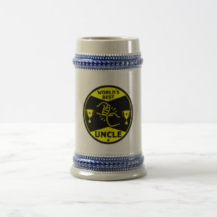 Der beste Onkel der Welt Bierglas