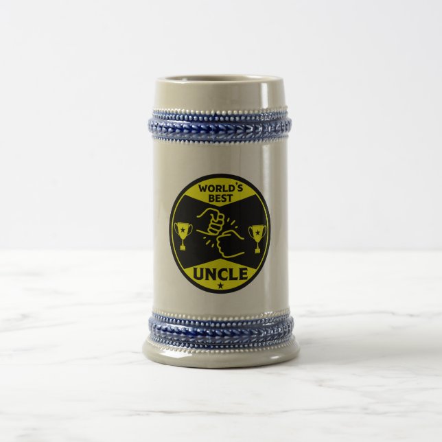 Der beste Onkel der Welt Bierglas (Mittel)