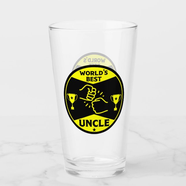 Der beste Onkel der Welt Glas (Vorderseite)