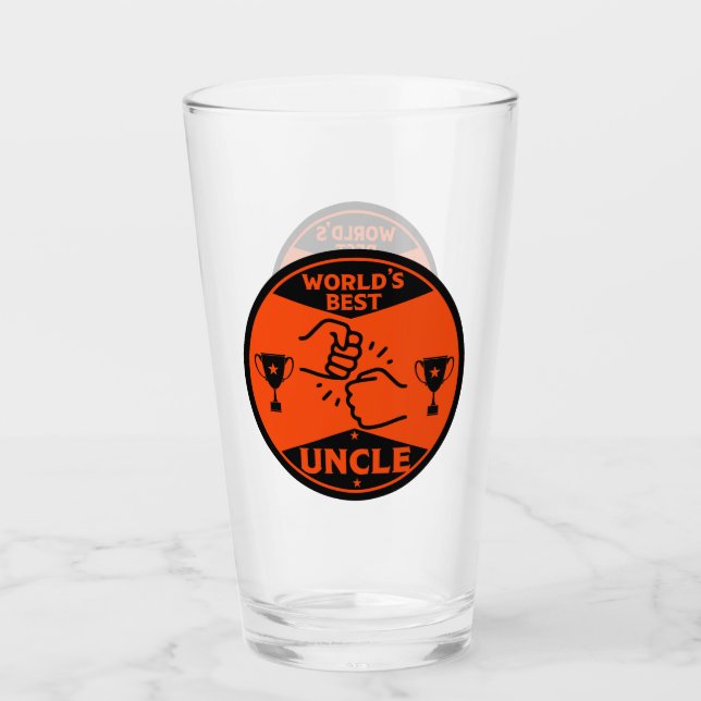 Der beste Onkel der Welt Glas (Vorderseite)