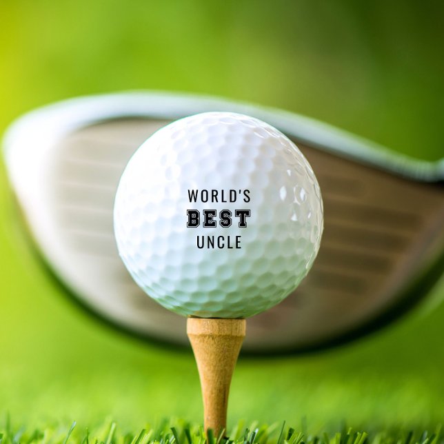 Der beste Onkel der Welt Golfball (Von Creator hochgeladen)
