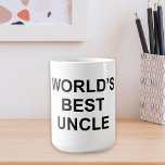 Der beste Onkel der Welt Kaffeetasse<br><div class="desc">Klassische und lustige World's Best Tasse for The Office Fans!!</div>