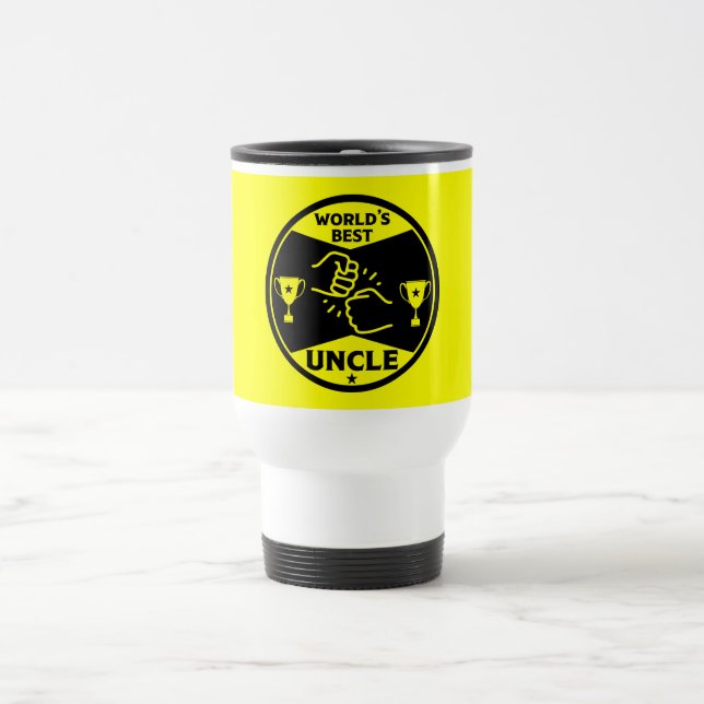 Der beste Onkel der Welt Reisebecher (Mittel)