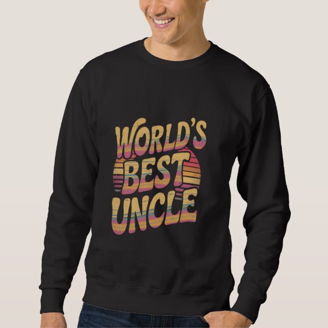 Der beste Onkel der Welt Sweatshirt (Vorderseite)