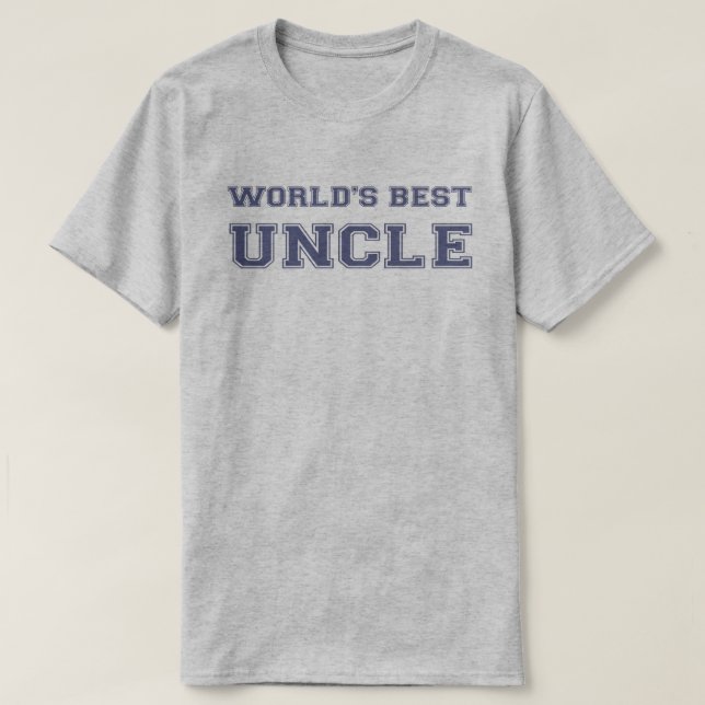 Der beste Onkel der Welt T-Shirt (Design vorne)