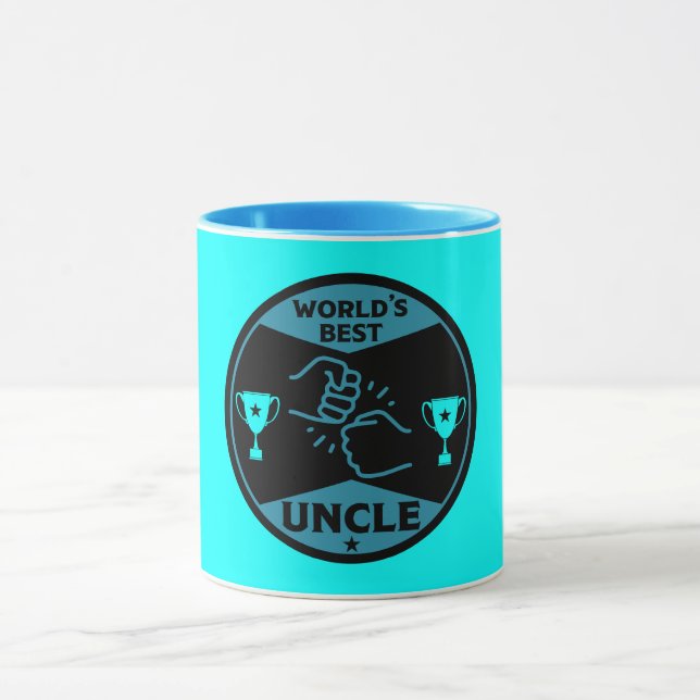 Der beste Onkel der Welt Tasse (Zentrum)