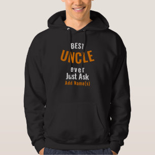 Der beste Onkel je. Personalisiere Hoodie