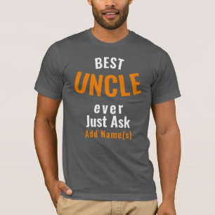 Der beste Onkel je. Personalisieren des T - Shirt