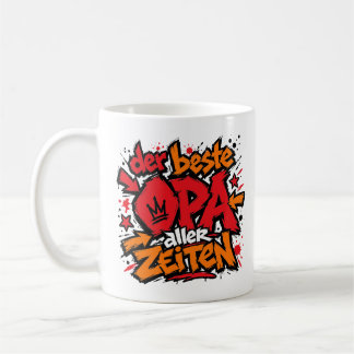 der beste opa aller zeiten graffiti 5 kaffeetasse