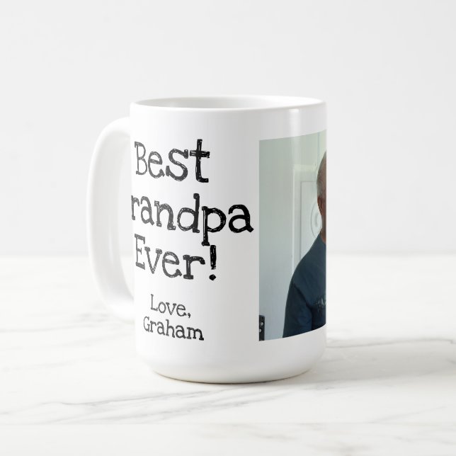 Der beste Opa aller Zeiten Kaffeetasse (Vorderseite Links)