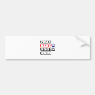 Der beste orthopädische Chirurg der Welt Autoaufkleber