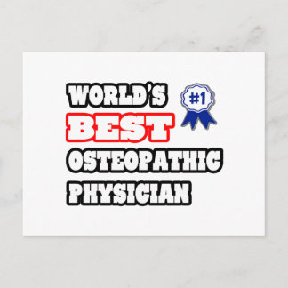 Der beste Osteopathiker der Welt Postkarte