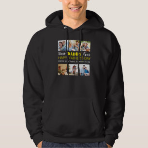 Der beste Papa aller Zeiten: Foto Collage des eige Hoodie