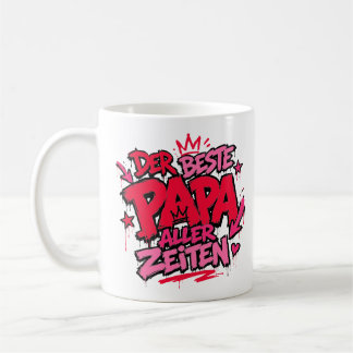 der beste papa aller zeiten graffiti 13 kaffeetasse