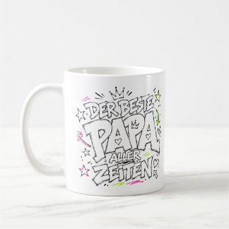 der beste papa aller zeiten graffiti 14 kaffeetasse