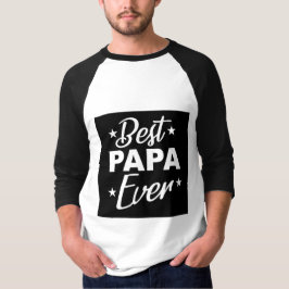 Der beste Papa aller Zeiten Schwarz-weiß T-Shirt