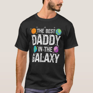 Der beste Papa am Galaxy Vathers Day für T-Shirt