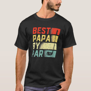 Der beste Papa By Par Golf Lover gibt dem Sonnensc T-Shirt