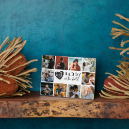 Der beste Papa der Welt 10 ImaeCollage Fotoplatte