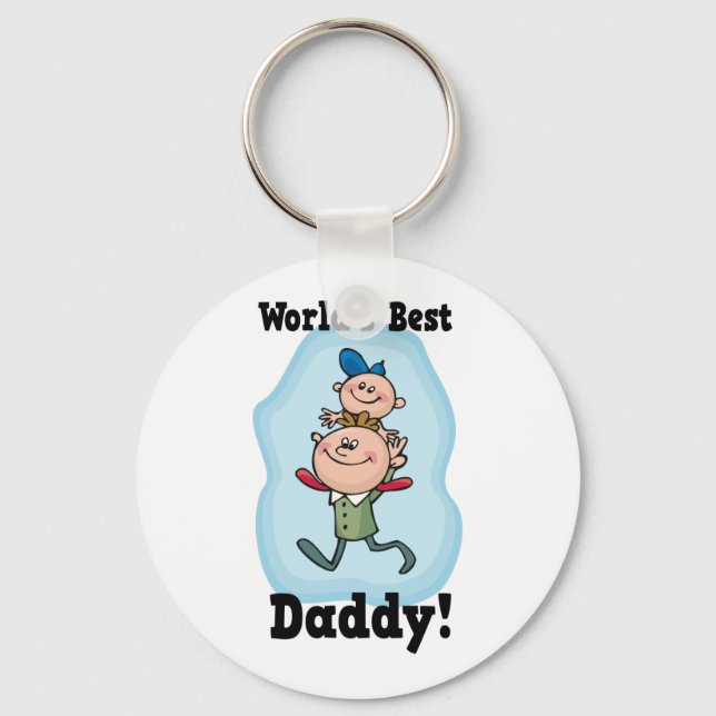 Der beste Papa der Welt Schlüsselanhänger (Vorderseite)