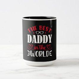 Der beste Papa der Welt Zweifarbige Tasse
