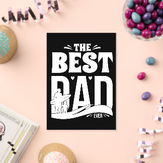 Der beste Papa ever - Vater & Kind Acryleinladungen
