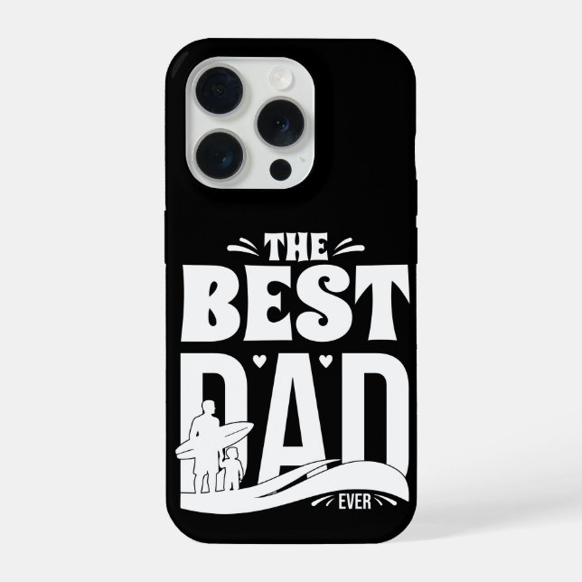 Der beste Papa ever - Vater & Kind iPhone Hülle (Rückseite)
