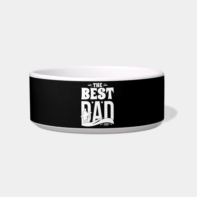 Der beste Papa ever - Vater & Kind Napf (Vorderseite)