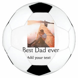 Der beste Papa fügt je Name Bild Väter Tagestext C Fußball