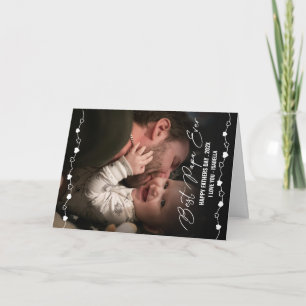 Der beste Papa-je-Foto-Tag Karte