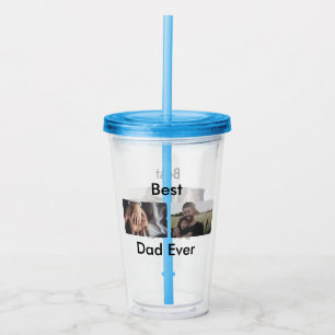 Der beste Papa je glücklich Vater den Tag mit dein Acryltrinkbecher