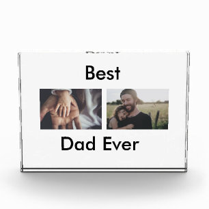 Der beste Papa je glücklich Vater den Tag mit dein Fotoblock