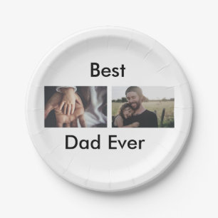 Der beste Papa je glücklich Vater den Tag mit dein Pappteller