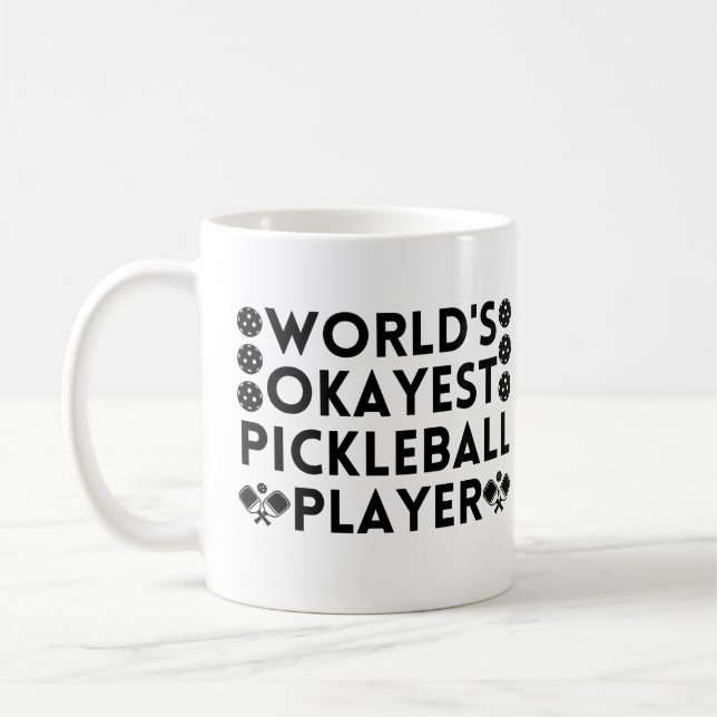 Der beste Pickleball-Spieler der Welt Kaffeetasse (Links)