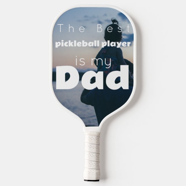 Der beste Pickleball-Spieler ist das Geschenk mein Pickleball Schläger (Rückseite)