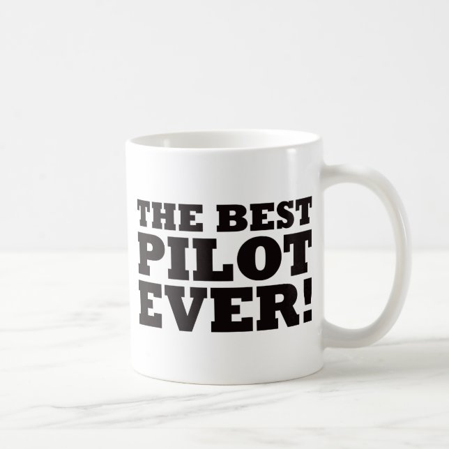 Der beste Pilot überhaupt Kaffeetasse (Rechts)