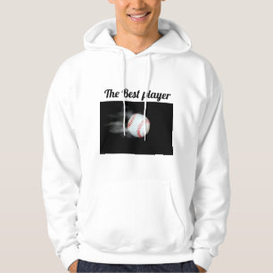 Der beste Player Baseball Trendy Modern Cool Black Hoodie