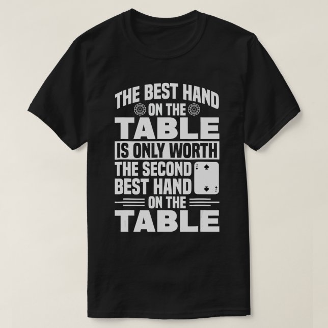 der beste Poker Player texas hold em casino po T-Shirt (Design vorne)