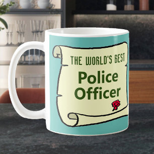 Der beste Polizeibeamte der Welt. Kaffeetasse