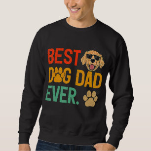 Der beste Poodle Hund Vater je Poodle Vater Vatert Sweatshirt