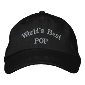 Der beste Pop der Welt Bestickte Baseballkappe