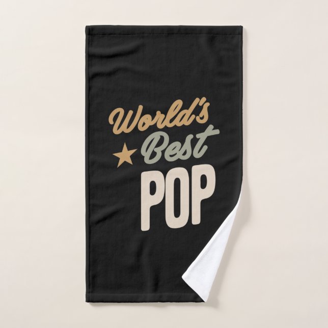 Der beste Pop der Welt - Geschenke von Vater und G Handtuch (Handtuch)