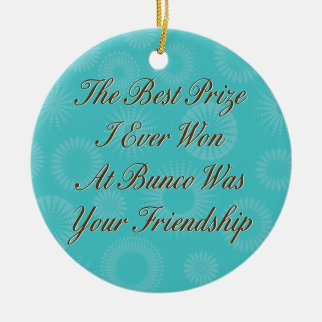 der beste Preis, den ich überhaupt an Bunco Keramikornament (Vorne)