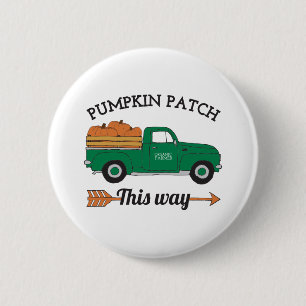Der beste Pumpkin-Patch und der Vintage LKW Button